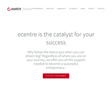 Tablet Screenshot of ecentre.org.nz